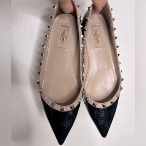 Valentino Rockstar Pyramid flats
